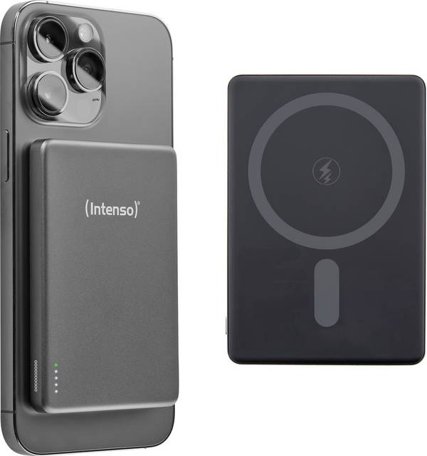Intenso Intenso Power Bank MW5000 grey Powerbank 5000 mAh Power Delivery LiPo USB-C® Grå