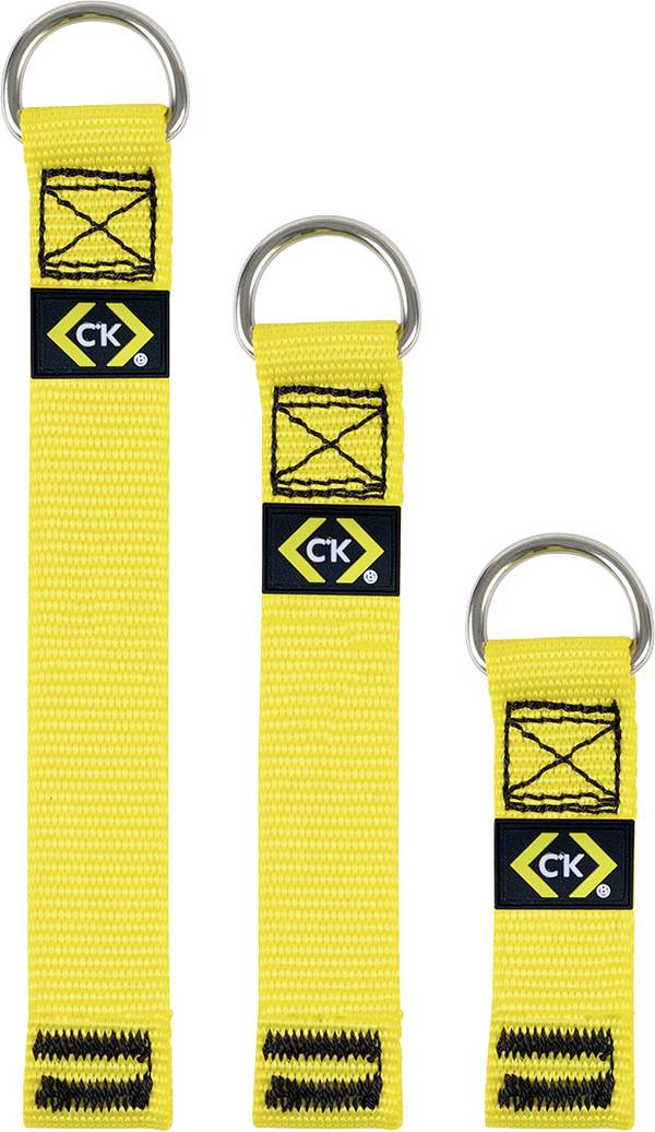 C.K T8004 D-ring-fästremmar, 100, 150 och 200 mm, 3-pack