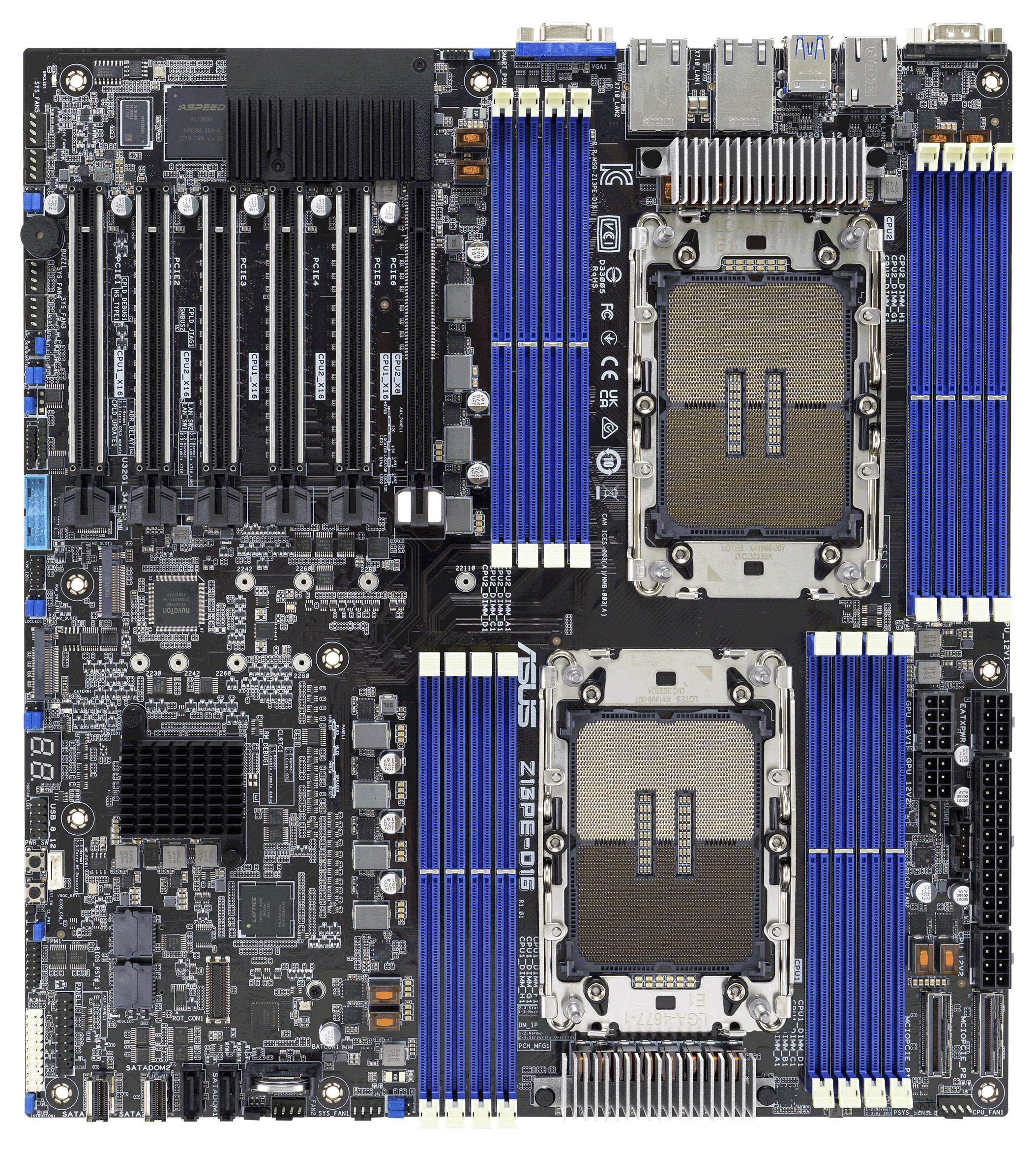 Asus Z13PE-D16/ASMB11 Moderkort Sockel #####Intel® LGA 4677 Formfaktor E-ATX-1