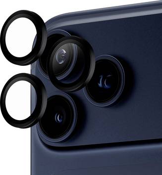 PanzerGlass PANZERGLASS - Hoops Black Camera Lens Protector iPhone 17 Pro 17 Max Kameraskyddsglas  IPhone 11 Pro, IPhone 17 Pro max., iPhone 16 Pro, iPhone 16 Pro Max 1 st repbeständig PG43455