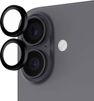PanzerGlass PANZERGLASS - Hoops black Camera Lens Protector iPhone 17/16/16 Plus Kameraskyddsglas  iPhone 17, iPhone 16, iPhone 16 Plus 1 st  PG55024