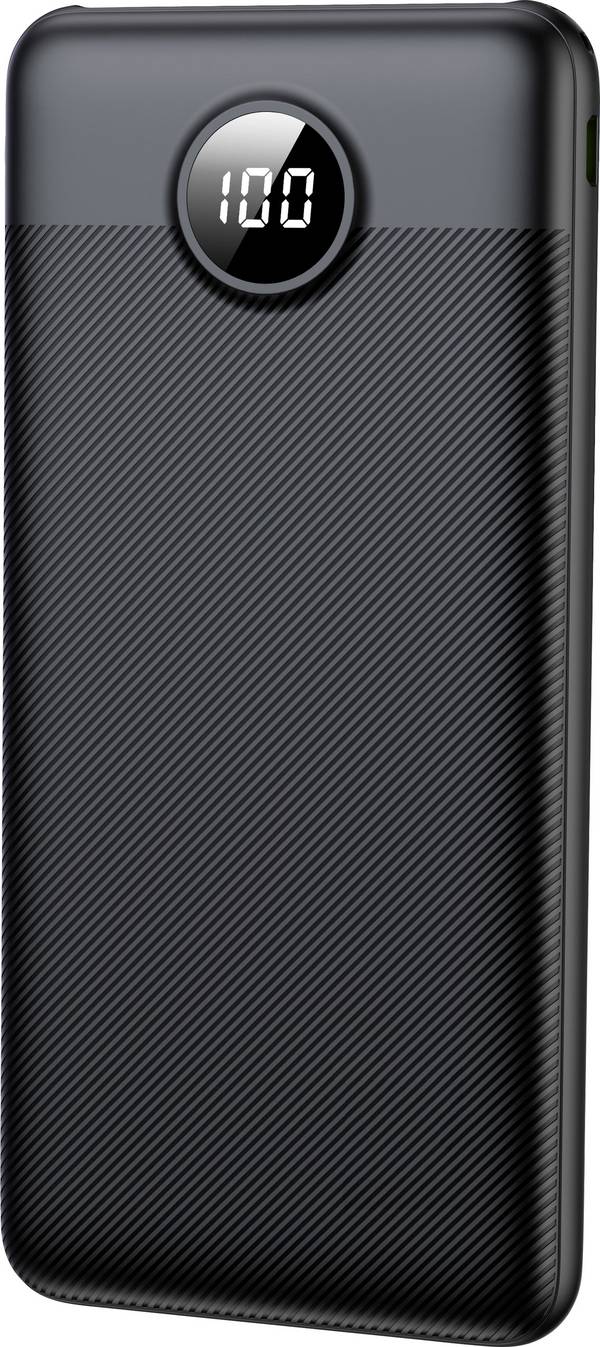 XCell Powerbank 10000 mAh Power Delivery, Quick Charge 3.0, QC 3.0 LiPo Svart Statusindikering
