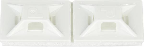 Panduit Cable Tie Mount Monteringsfäste för kabelbindning självhäftande ABMM-A-C Bunt Ø-område 102 mm (max) Vit 2 st