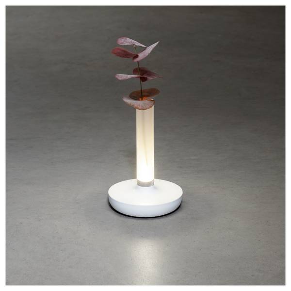 Konstsmide 7827-253 Biarritz LED-batteribordslampa   Varmvit till neutralvit  Vit