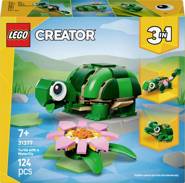 LEGO® CREATOR 31377 3-i-1-set sköldpadda med näckros (31377)