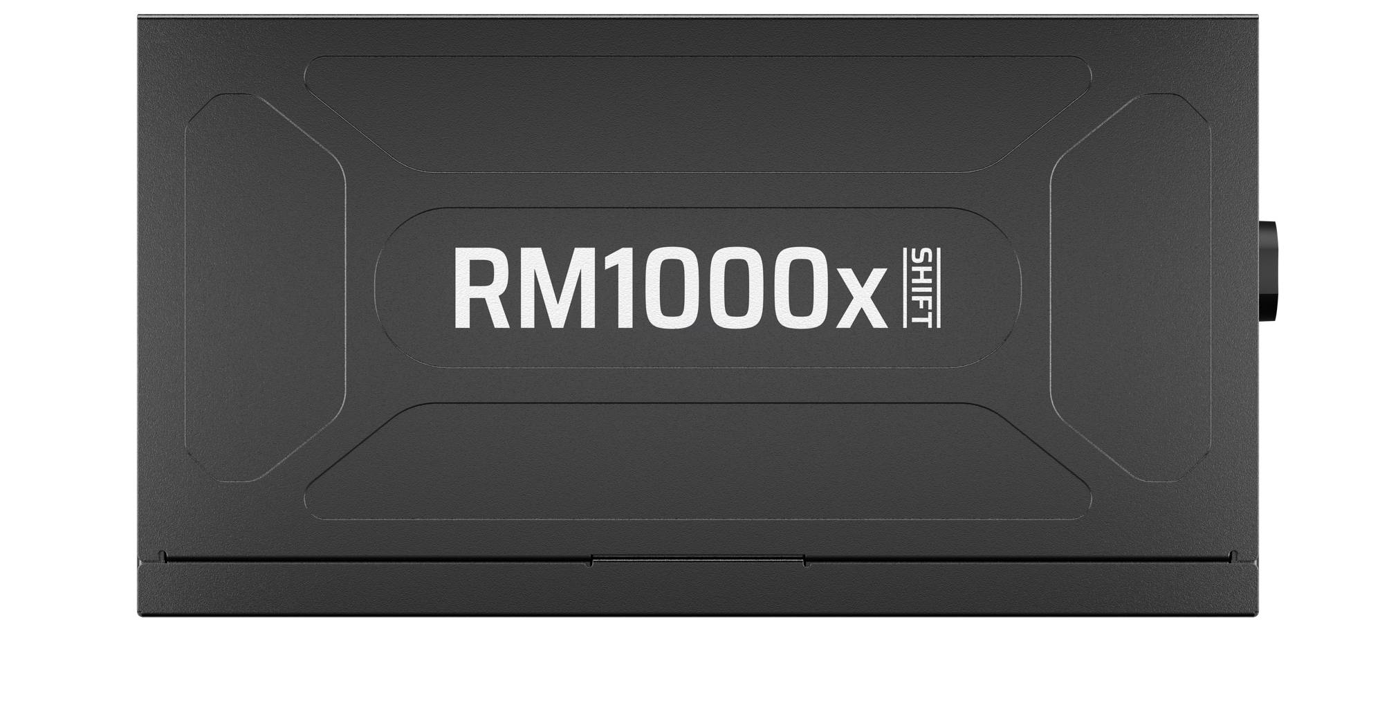 'RM1000x SKIFT' på svart rektangulär enhet.