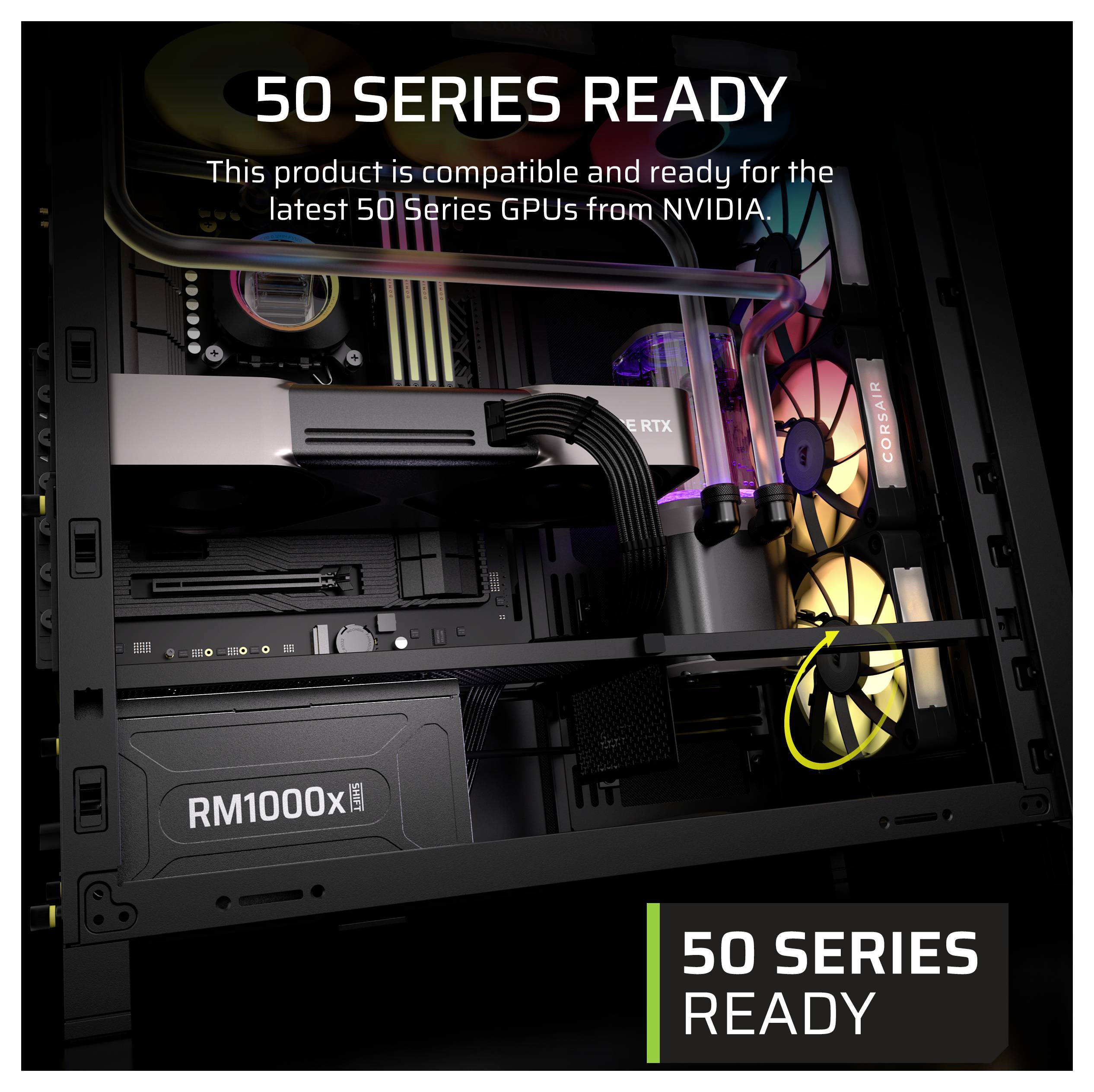 Corsair RM1000x SHIFT PC nätaggregat 1000 W ATX 80PLUS® Gold-26