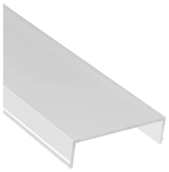 En klar, L-formad plastvinkelbit, visad på en vit bakgrund, verkar ren och enkel, ofta använd för hörnskydd eller kantbehandling.