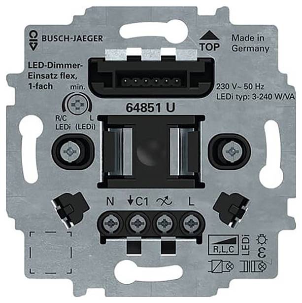 Busch-Jaeger Svart 2CKA006500A0012 1 st-0