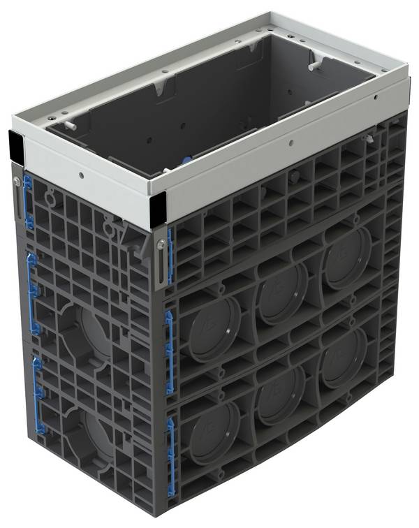 Fränkische Rohrwerke LW 400x400 #17121400 Plastfundament