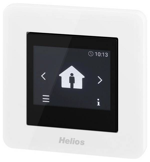 Helios Ventilatoren KWL BE Touch wh Touchdisplay