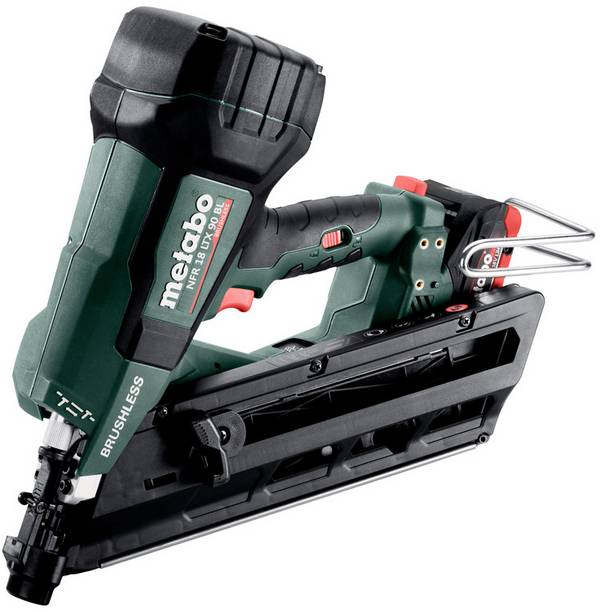 Metabo  612090800 Spikpistol batteri    borstfri, inkl. 2x batterier, inkl. väska, inkl. laddare