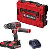 Einhell Professional TP-CD 18/70 Li-i BL (2x2,0Ah) 2-växel-Slagborrmaskin batteri inkl. laddare, inkl. 2x batterier