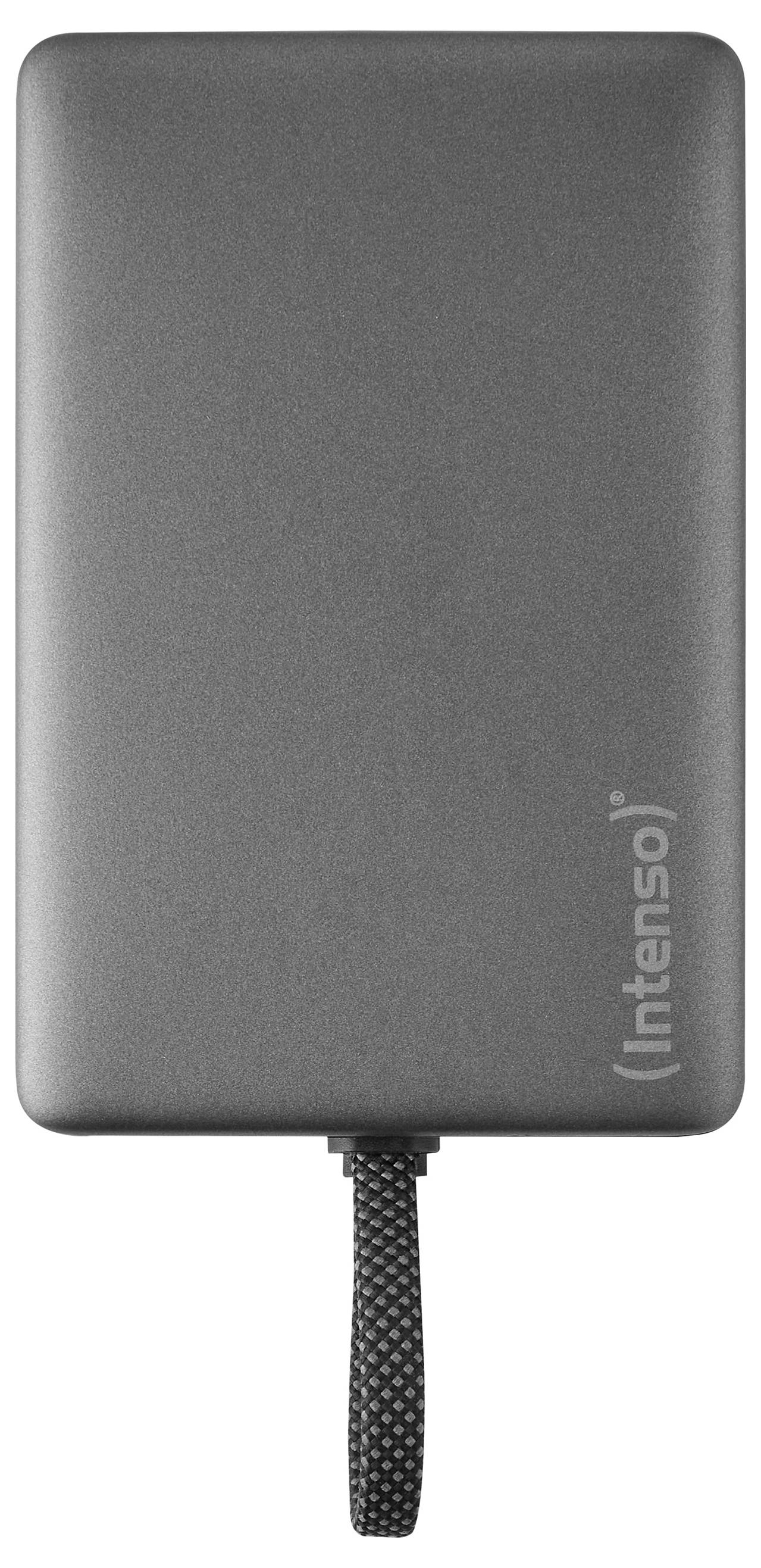 Intenso Intenso Power Bank MC10000 grey Powerbank 10000 mAh Li-Ion Grå-1