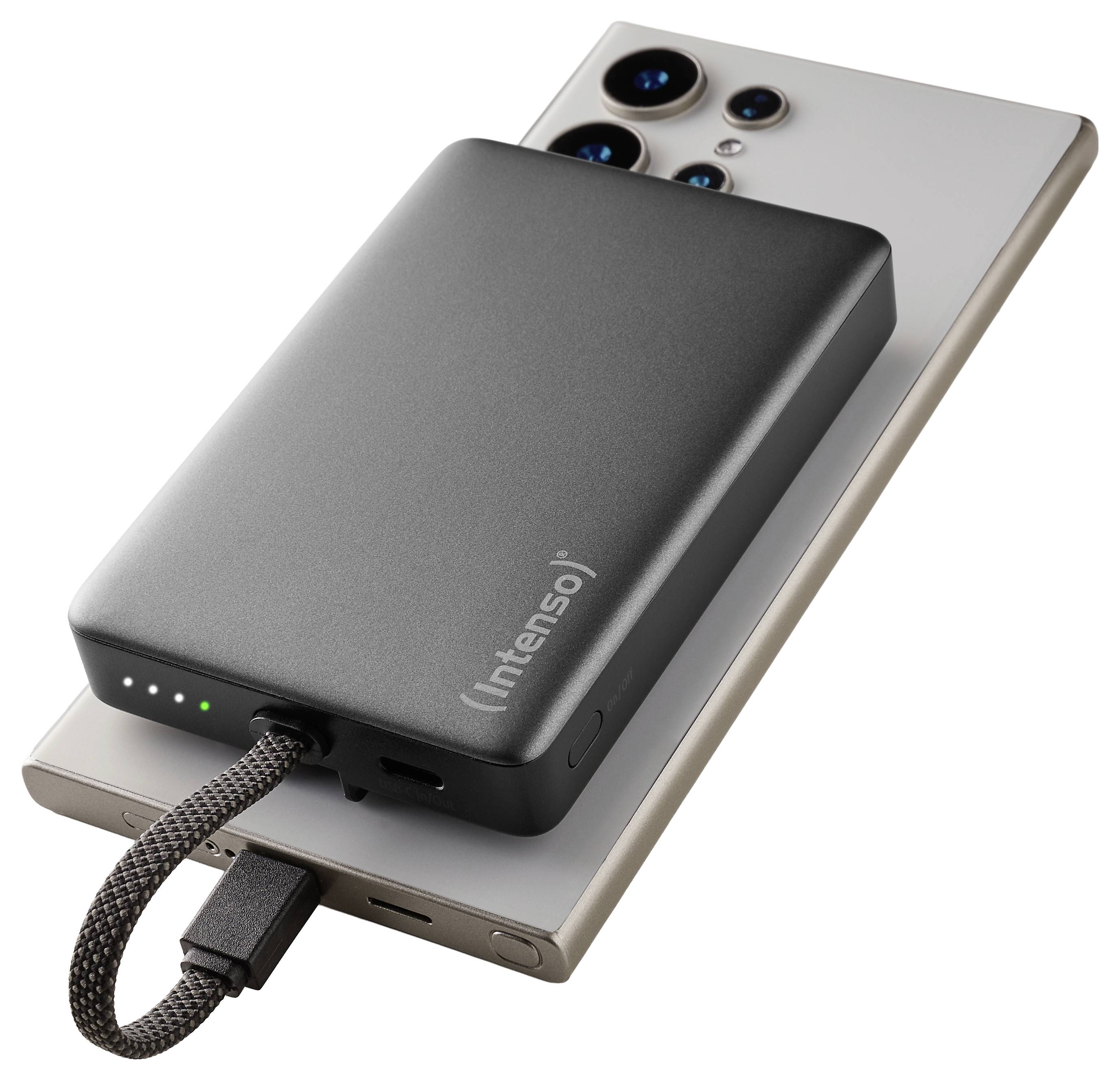 Intenso Intenso Power Bank MC10000 grey Powerbank 10000 mAh Li-Ion Grå-7