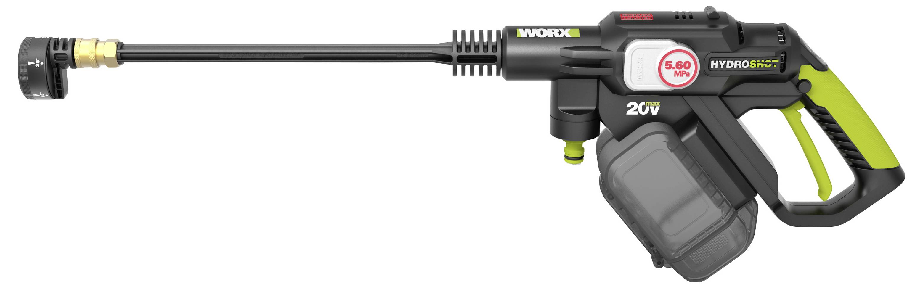 Worx Professional WU633 Hydroshot Batteridriven högtryckstvätt 56 bar Kallvatten-2