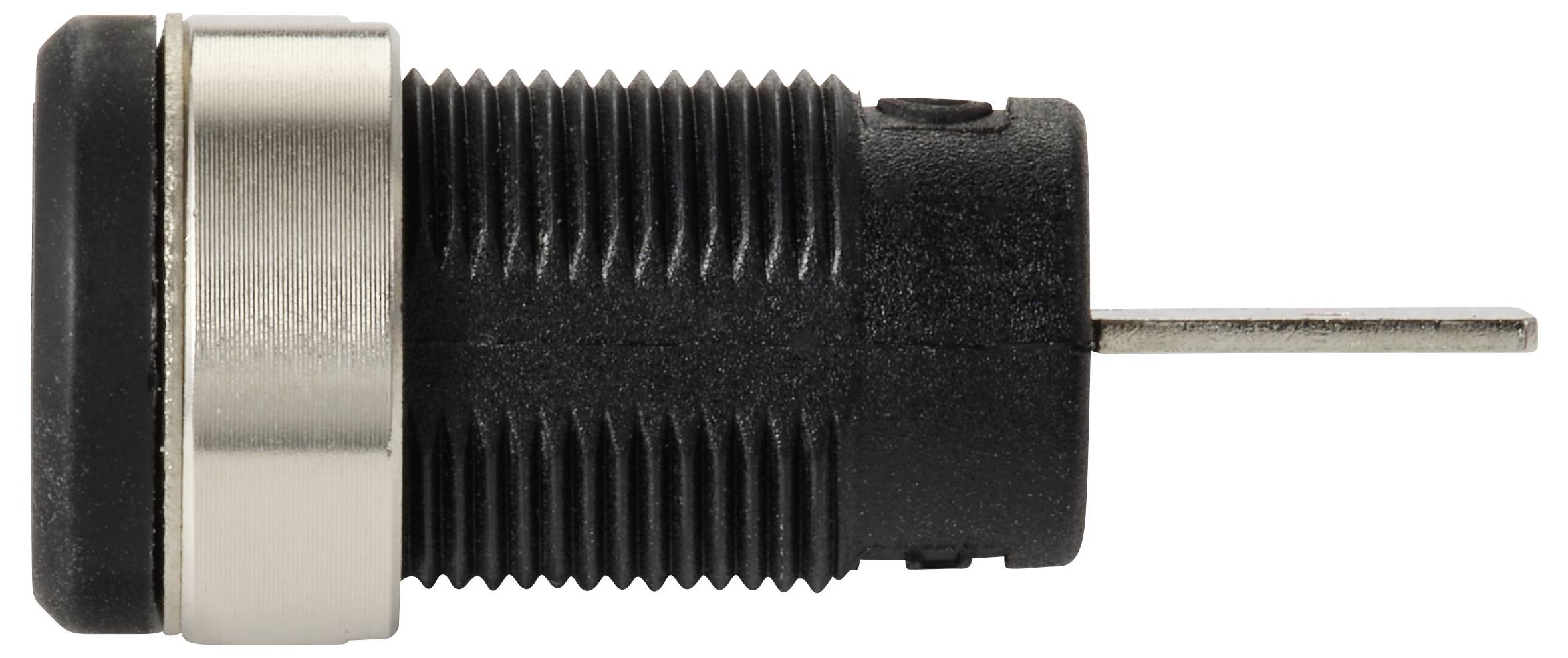 TRU COMPONENTS MP-32 schwarz Säkerhetskontakt för inbyggnad Hona rak Stift-Ø: 4 mm Svart 1 st Bulk-2