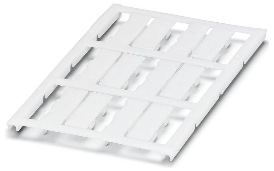 En ljusgul, platt plastbricka utformad för säker staplning och transport, med rektangulära utskärningar för stabilisering.