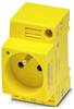 Kontaktdosa Phoenix Contact EO-E/UT/SH/LED/YE Gul (L x B x H) 59.2 x 45 x 75 mm