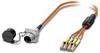Phoenix Contact 1087114 Fiberoptik LWL Anslutningskabel 2 m Multimode OM1