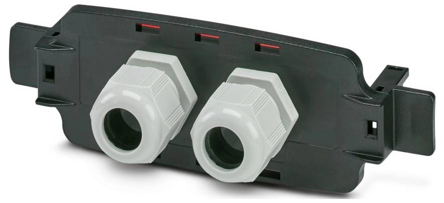 Phoenix Contact ECS-P-122X169-L-UV1-B M25/M25 1135275 Frontpanel 196 x 196 x 34 x 62 Svart (RAL 9005) 50 st Piece