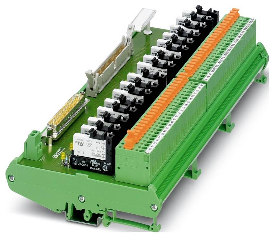 Aktivmodul Phoenix Contact 2900068 UM- D37SUB/M/HC3/16DO/MR/MT Innehåll: 1 st