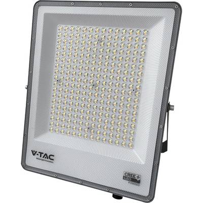 En rektangulär LED-strålkastare med ett rutnät av flera lampor, med logotyperna "V-TAC" och "CREE LED Powered" på ramen.