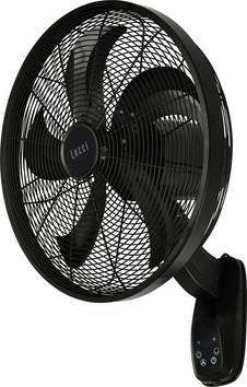 Lucci AIR Glide DC WV Väggventilator  36 W (Ø) 45 mm Svart Väggmontering, med fjärrkontroll