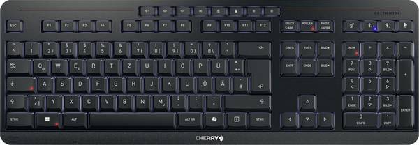 CHERRY CHERRY TAS STREAM KEYBOARD Ultimate DE s  Tangentbord  Tyska, QWERTZ Svart