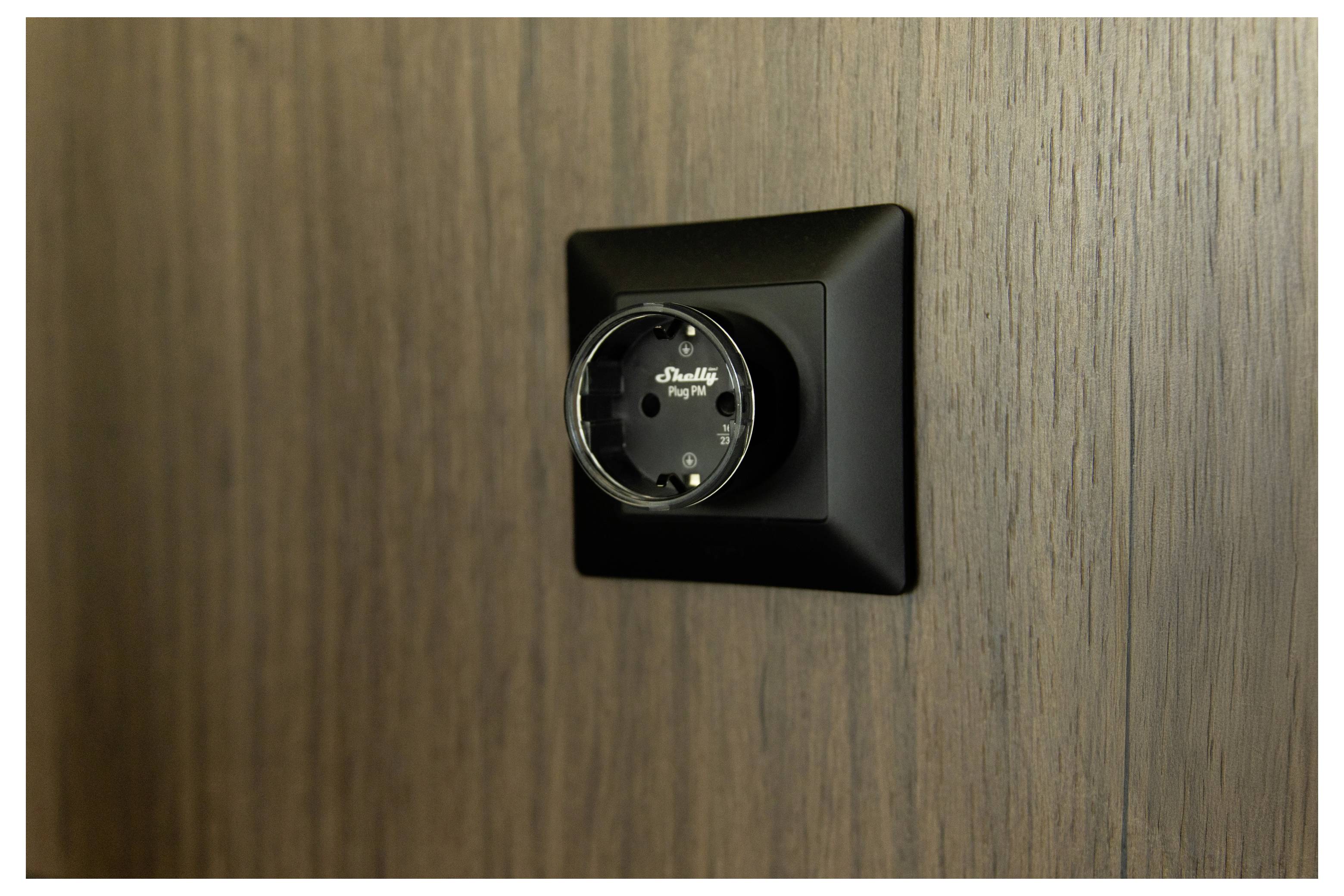 Shelly Plug PM Gen3 Black Shelly Trådlöst vägguttag Wi-Fi, Bluetooth-9