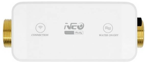 Shelly Neo Smart Water Valve Shelly Vattenventil  Wi-Fi, Bluetooth