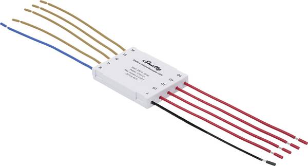 Shelly 4-Channel Decoupler 230V Shelly Strömbrytare  Wi-Fi, Bluetooth