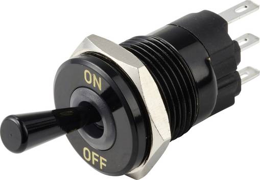 TRU COMPONENTS  TC-14378412    Vippströmställare  250 V/AC  15 A  1x På/Av  IP67    1 st