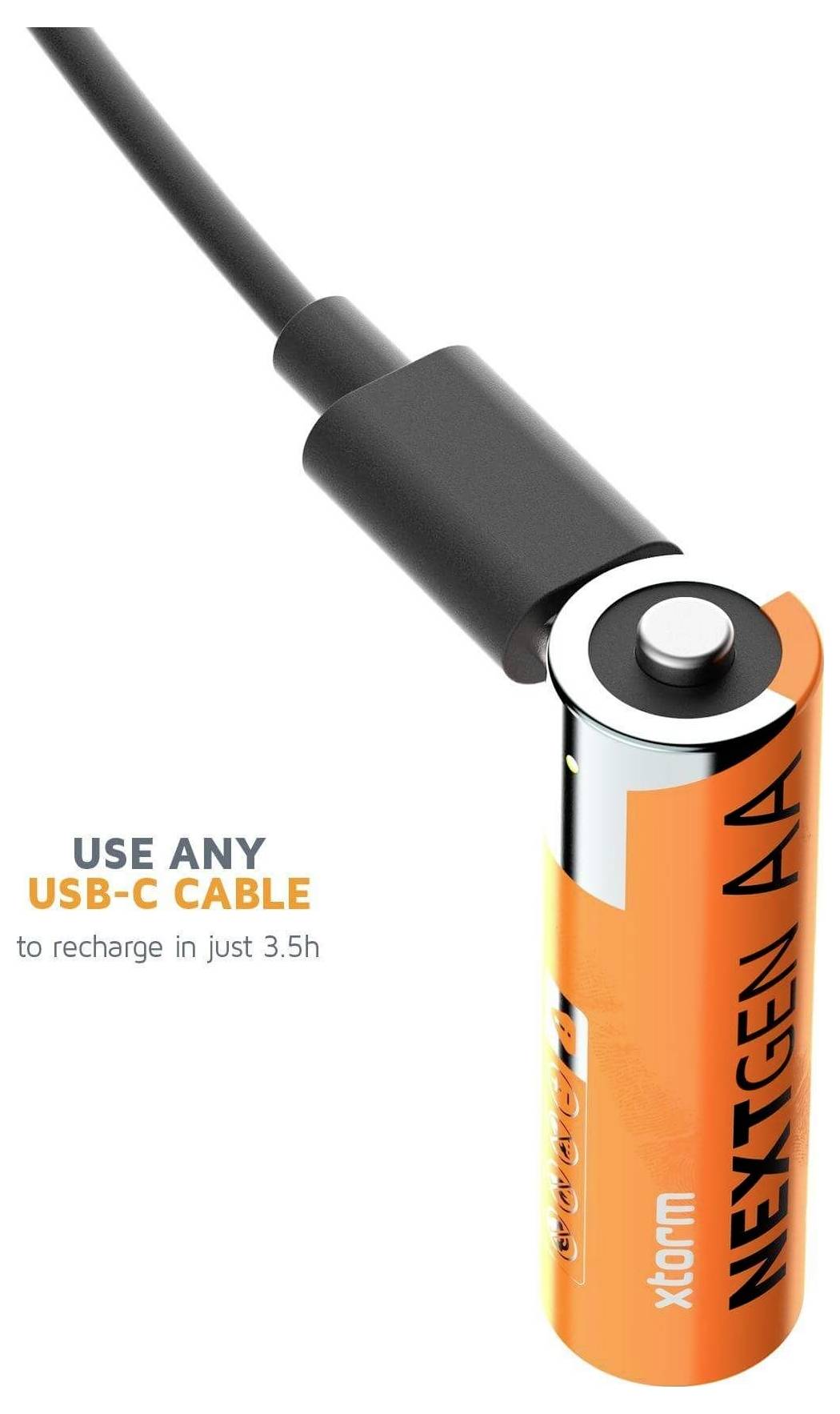 XTORM NextGen Laddbart batteri AA (R6) NiMH 2200 mAh 1.2 V 4 st-2