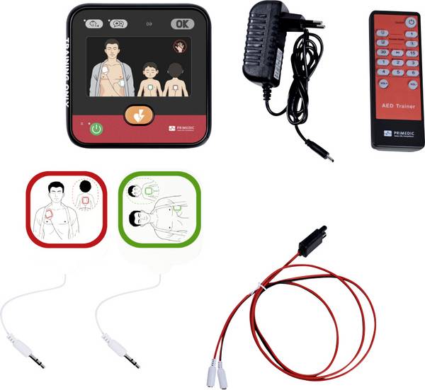 MEDX5 myPAD Trainer mit LCD-Farbbildschirm Defibrillator  med röstinstruktioner