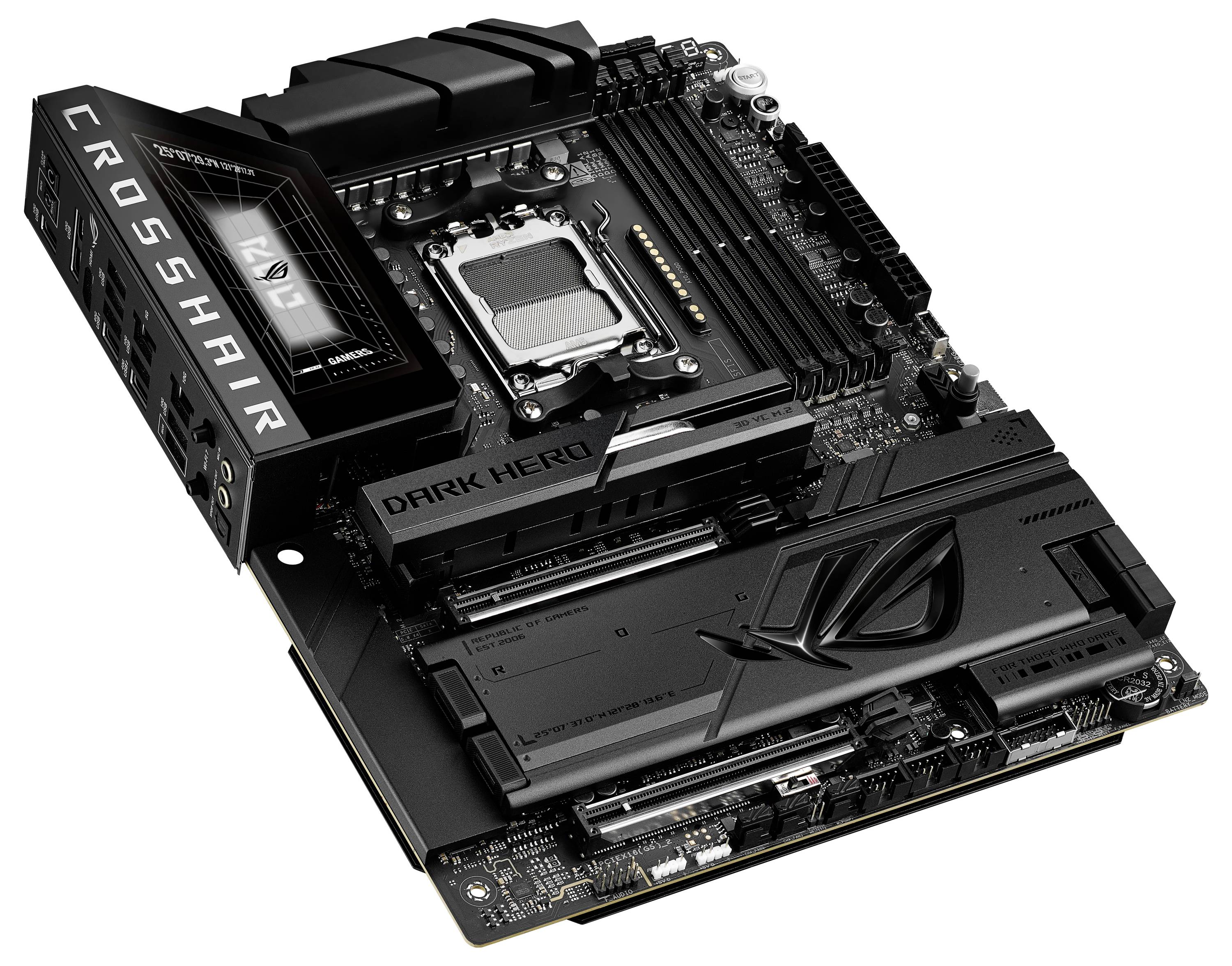 Asus MB ASUS ROG CROSSHAIR X870E DARK HERO Moderkort Sockel #####AMD AM5 Formfaktor ATX Moderkort-chipset AMD® X870E-1
