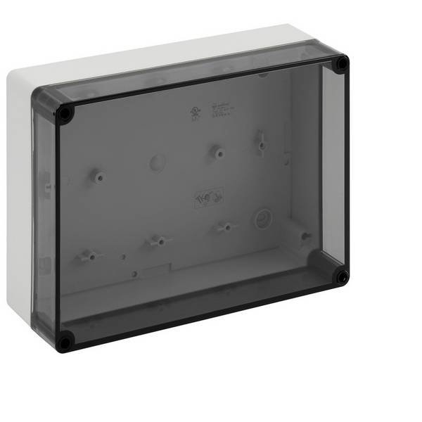 Spelsberg TK PC 2518-8f-to Kopplingsskåp-tomhölje 180 x 254 x 84 Grå, Transparent 1 st Piece