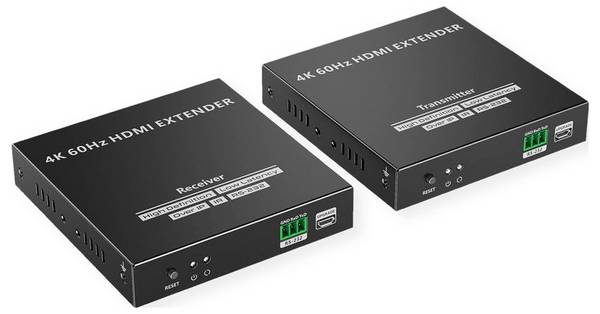 Value 14.99.3568 HDMI, RJ45 HDMI®-Extender (via IP) via hemnätverk (IP-baserade), via nätverkskabel RJ45 120 m