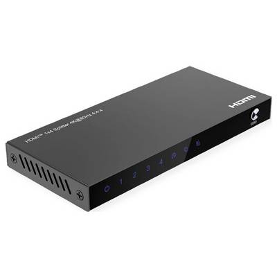 Value 14.99.3584 1+4 Port HDMI-Splitter Svart-0