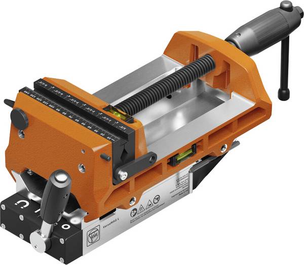 Fein VersaMAG VISE 160 L SET  Magnetiskt skruvstäd 99100001357 Käkbredd: 150 mm Spännvidd (max.): 160 mm