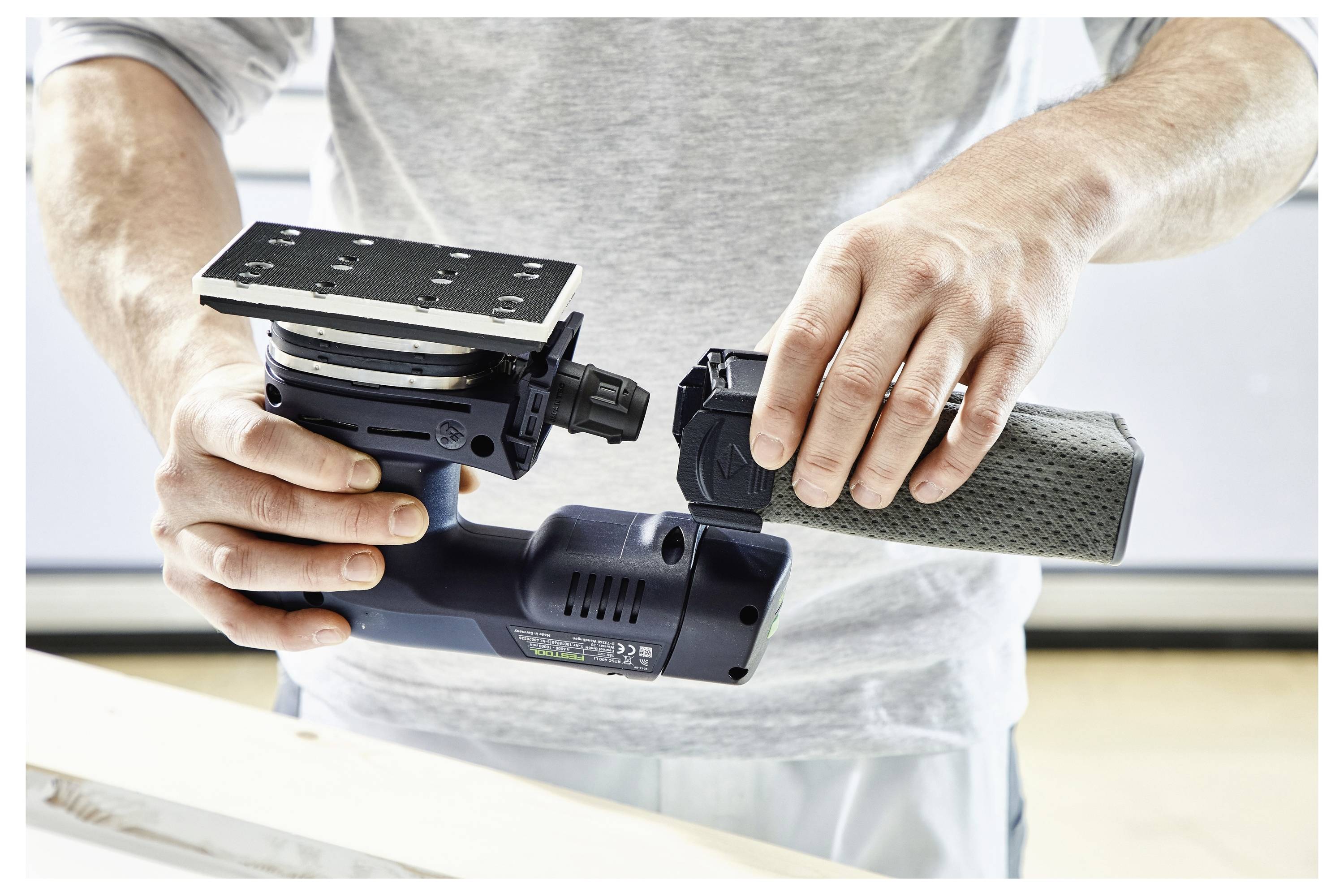 Festool RTSC 400-Basic 576347 Slipmaskin batteridriven 18 V 80 x 130 mm-4