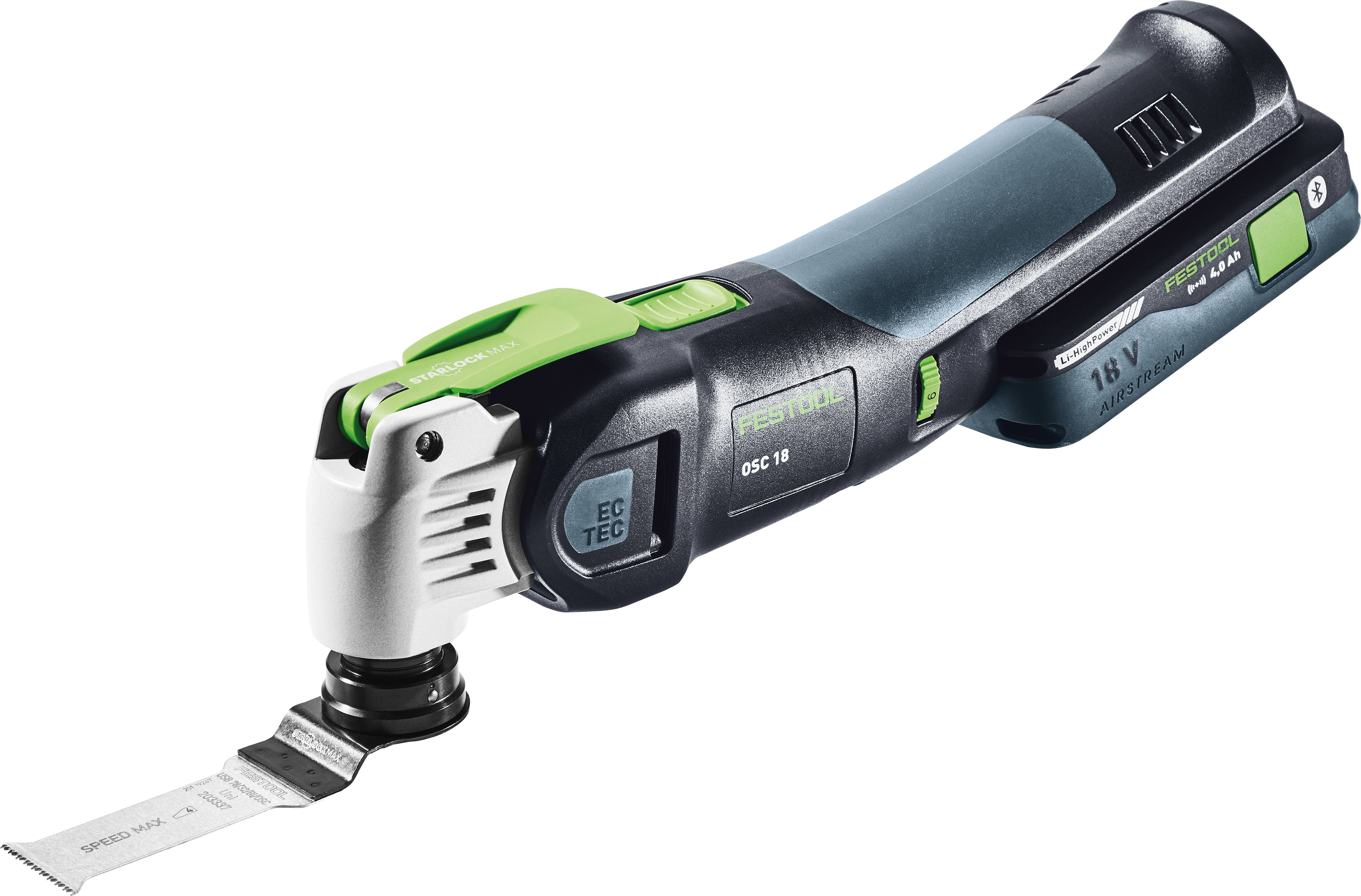 Festool OSC 18 HPC 4,0 EI-Set 576593 Batteridriven oscillator 18 V 4 Ah-0