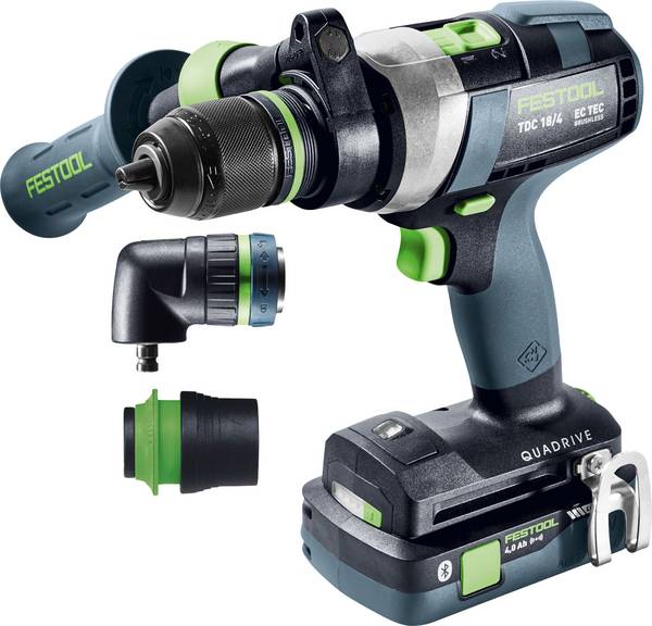 Festool TDC 18/4 5,0/4,0 I-Set 577612 Borrskruvdragare batteri  18 V 4 Ah, 5 Ah