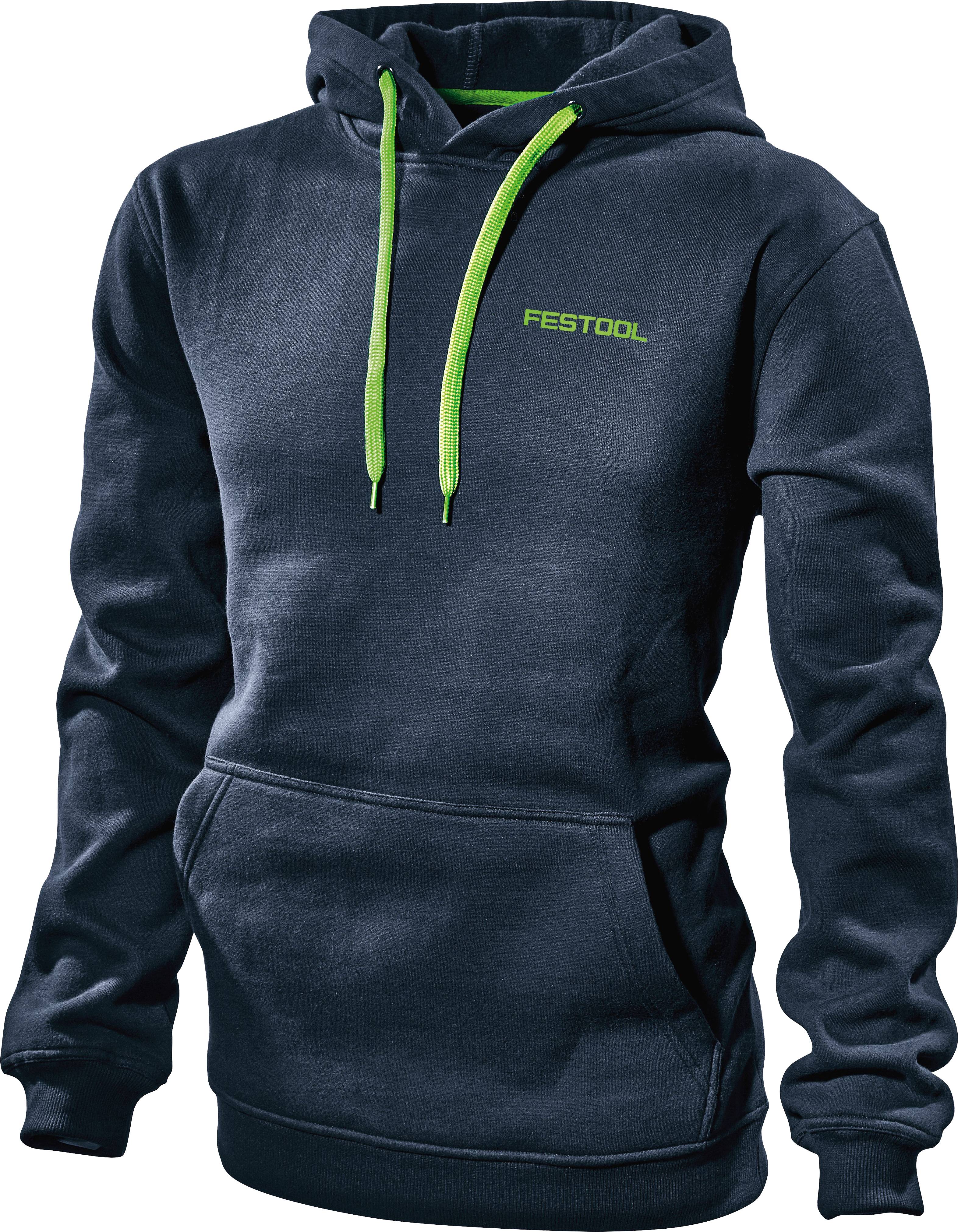 Festool 577755 Huvtröja Storlek: L Mörkblå, Grön-0