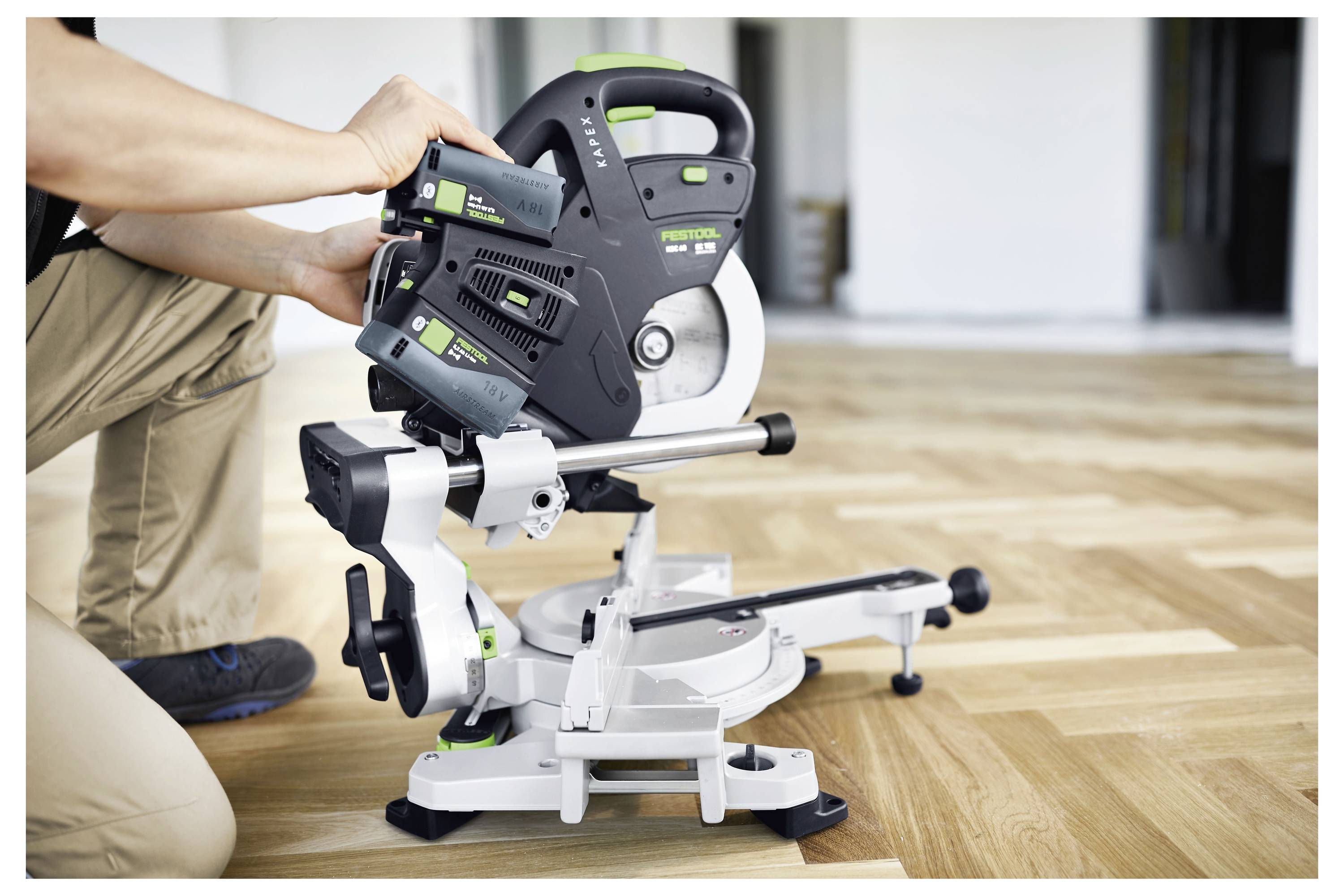 Festool KSC 60 EB-Basic Batteridriven kapsåg 216 mm-3