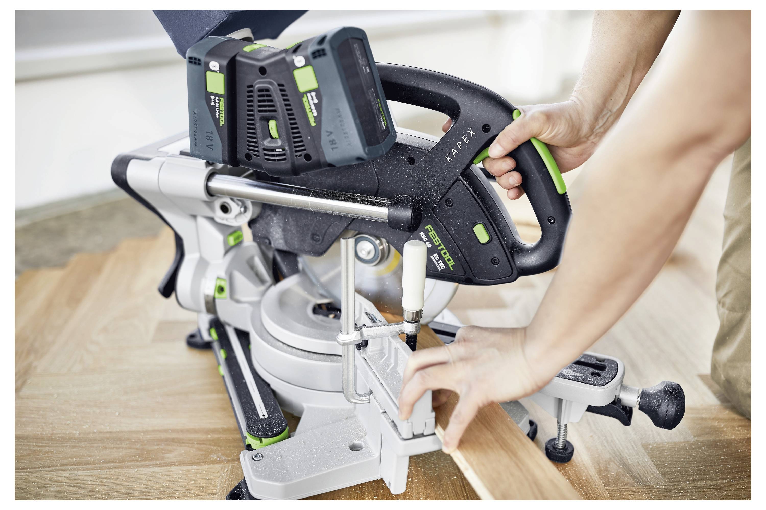 Festool KSC 60 EB-Basic Batteridriven kapsåg 216 mm-5
