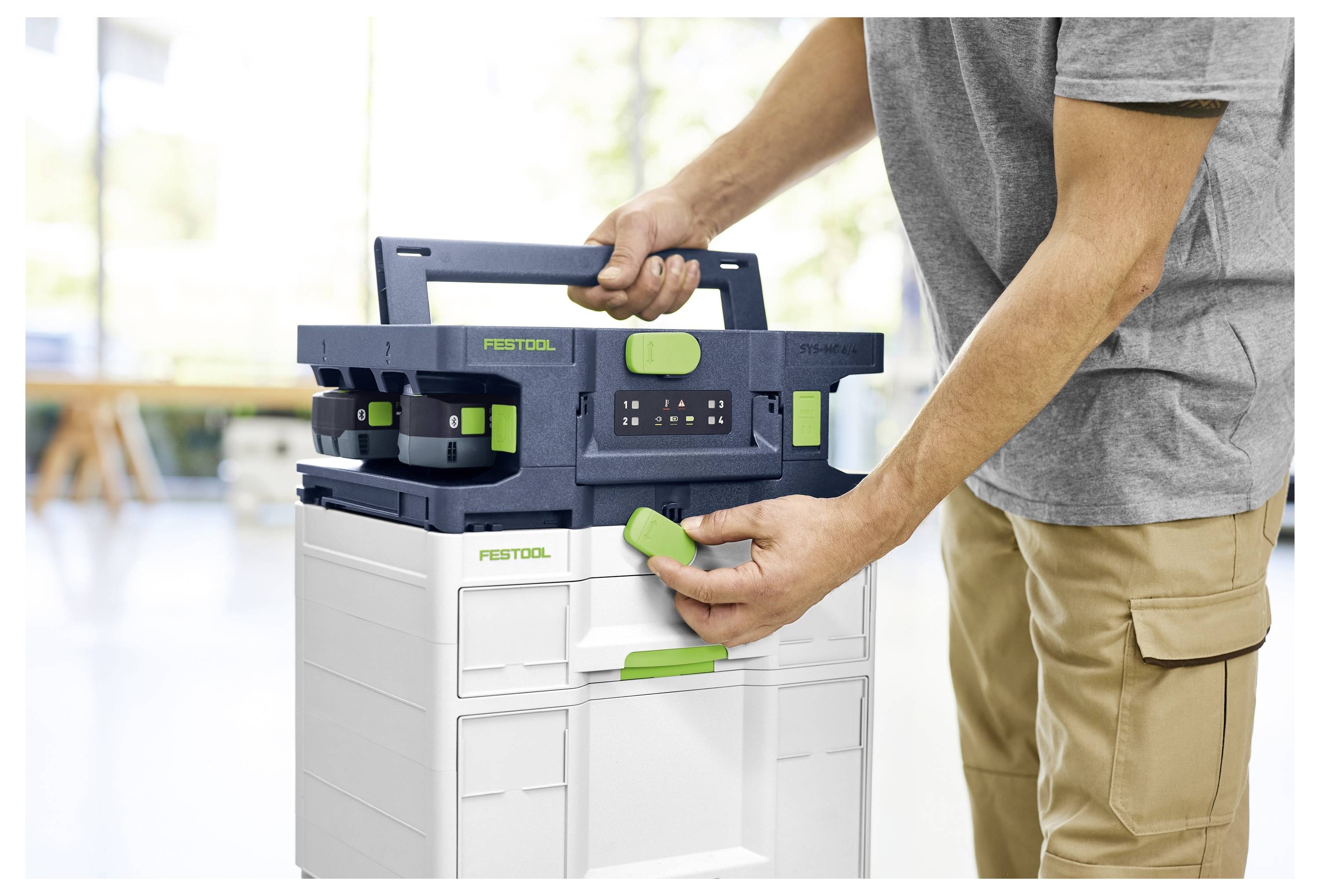 Festool SYS-MC 6/4 578489 inkl. väska-5