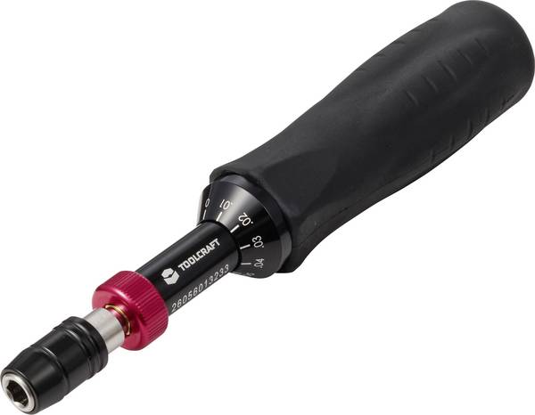 TOOLCRAFT Vridmomentskruvmejsel Elektriker, Verkstad 0.2 - 1.2 Nm DIN 6789
