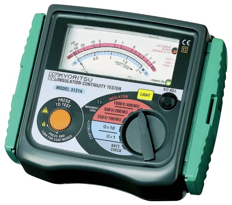 Kyoritsu KEW 3131A Isolationsprovare 250 V, 500 V, 1000 V 400 MΩ