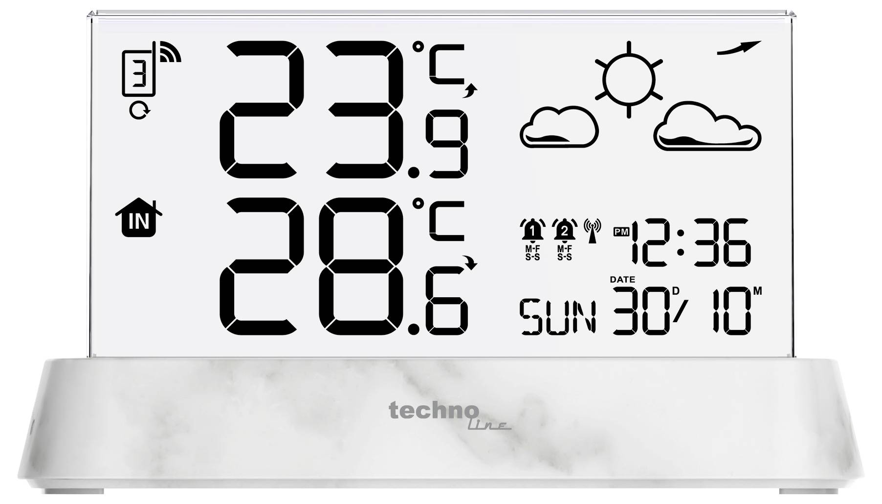 Techno Line WS6782 Trådlös termometer Antal max. sensorer 3 st-2
